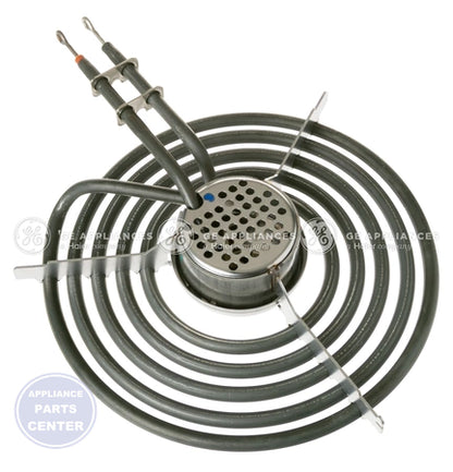 GEH 8 INCH SURFACE BURNER WITH SENSOR WB30X31057 - Installation in GEH model demonstrating key mounting points