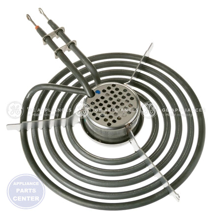 GEH 8 INCH SURFACE BURNER WITH SENSOR WB30X31057 - Installation in GEH model demonstrating key mounting points