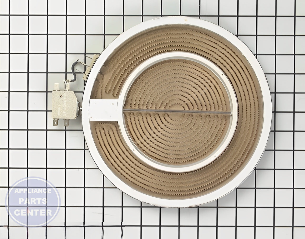 GE Radiant Surface Element WB30X38934 - Main view showing even heat distribution for GE, Kenmore, Hotpoint models