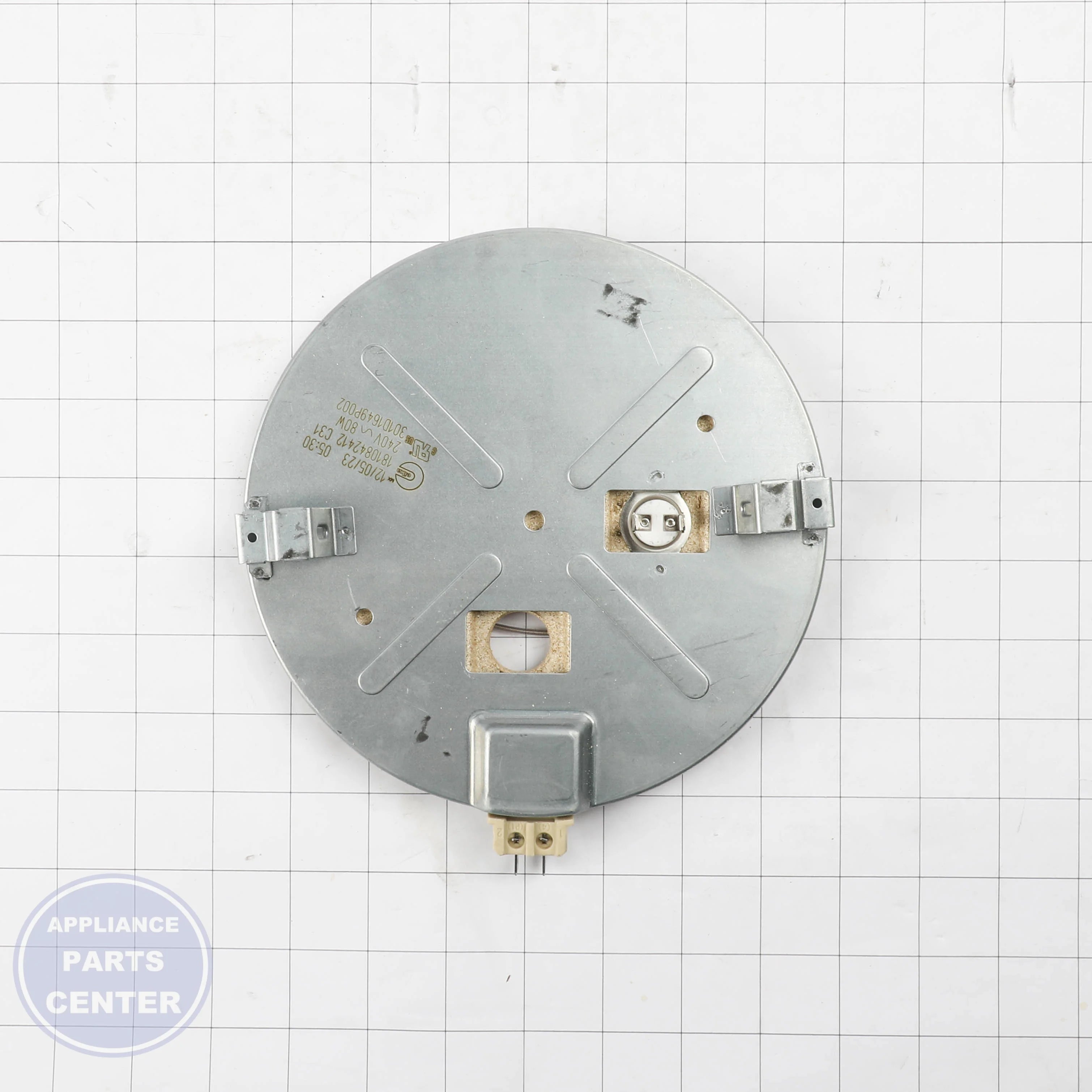 WARMING ELEMENT 80W WB30X42872 - Side view with 80W power