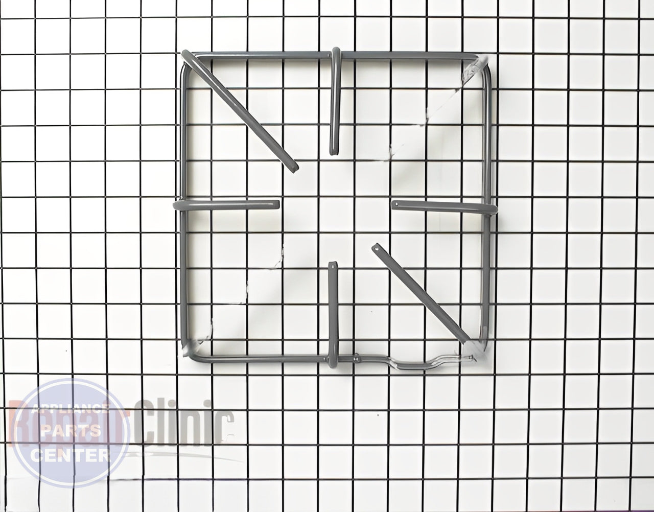 GE Burner Grate WB31K10017 - Main view showing durable construction for GE, Kenmore, Hotpoint, RCA models