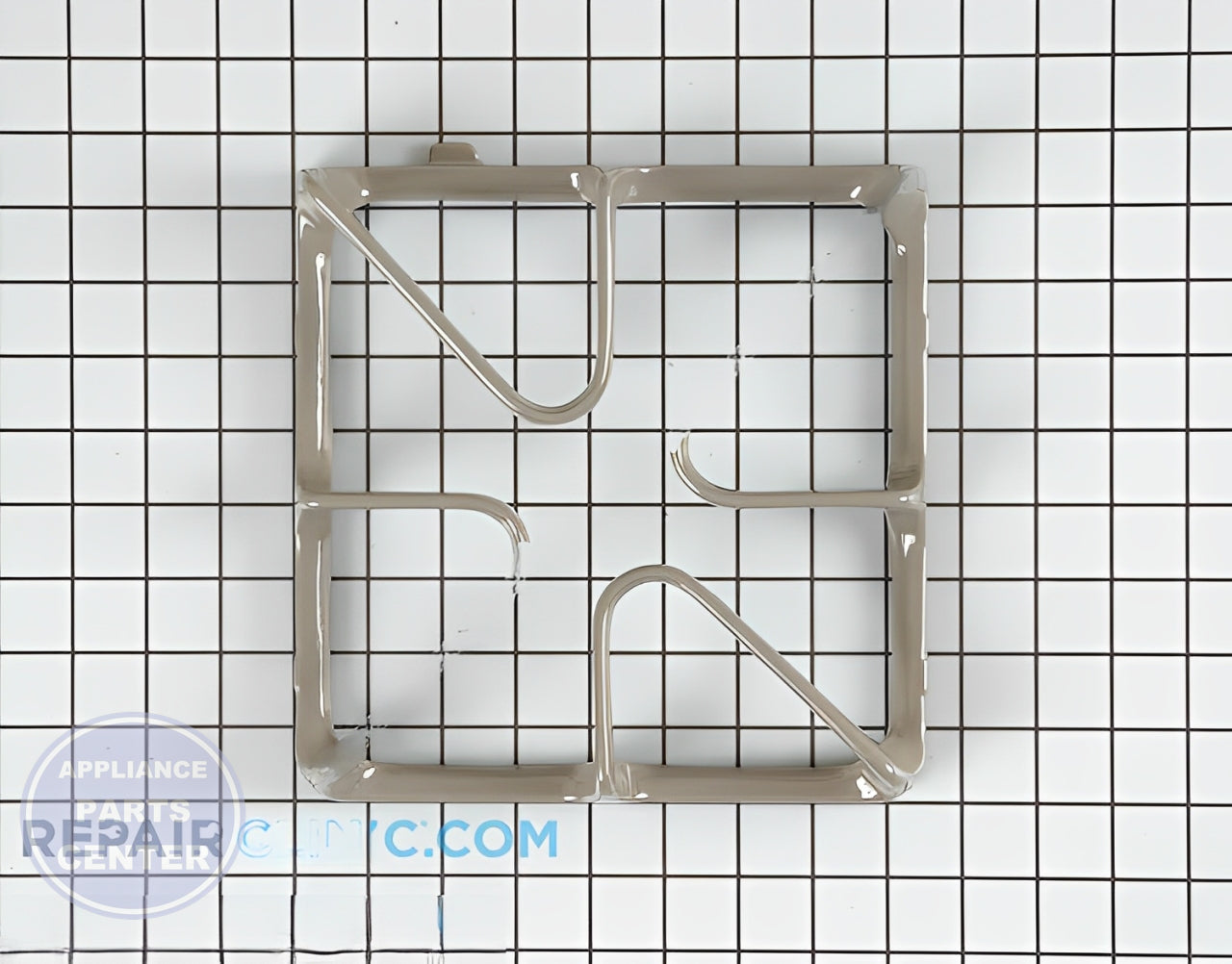 GE Burner Grate WB31K10044 - Main view showing heat distribution for GE and Hotpoint models