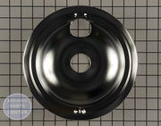 GE OVEN 8" CHROME BURNER BOWL WB31K10266 - Main view showing chrome finish for GEN models