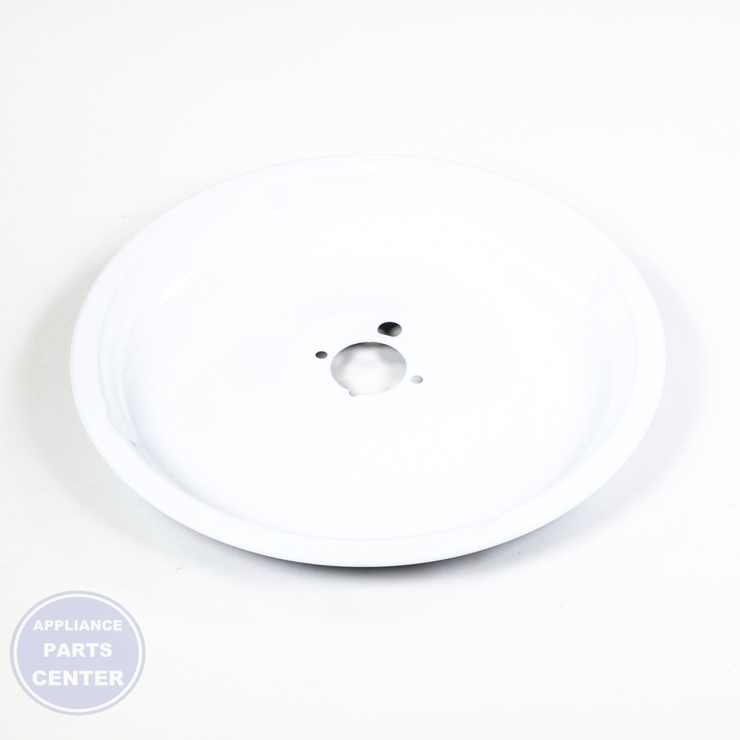 RANGE DRIP BOWL - LARGE WHITE WB31K5092 - Detailed view of durable construction