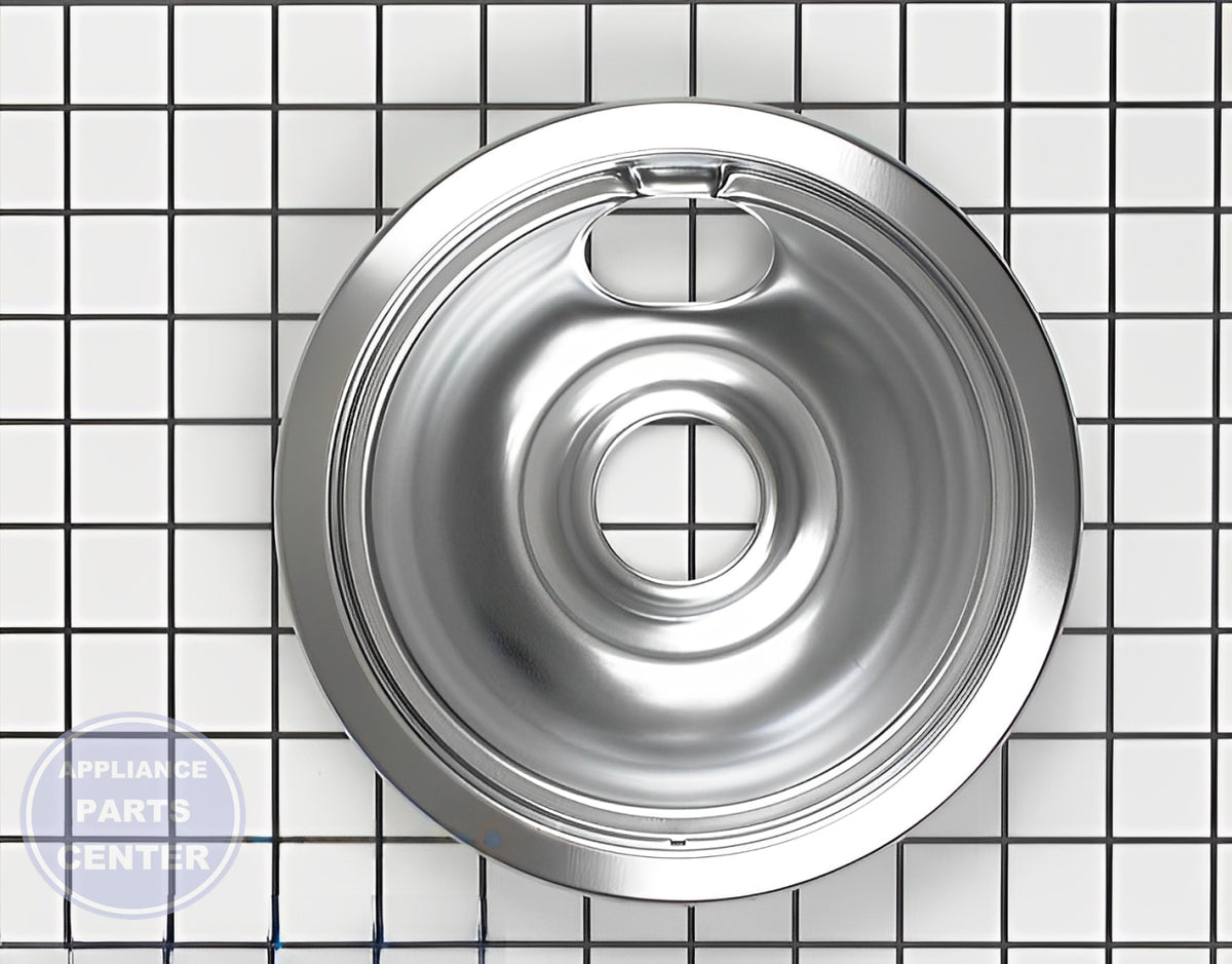 GE Burner Drip Bowl WB31M1 - Main view showing durable construction for GE, Kenmore, Hotpoint, RCA models