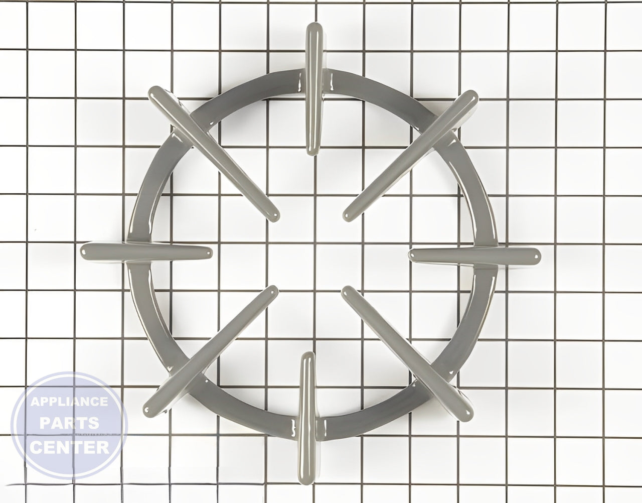 GE Burner Grate WB31T10004 - Main view showing durable construction for GE and Kenmore models