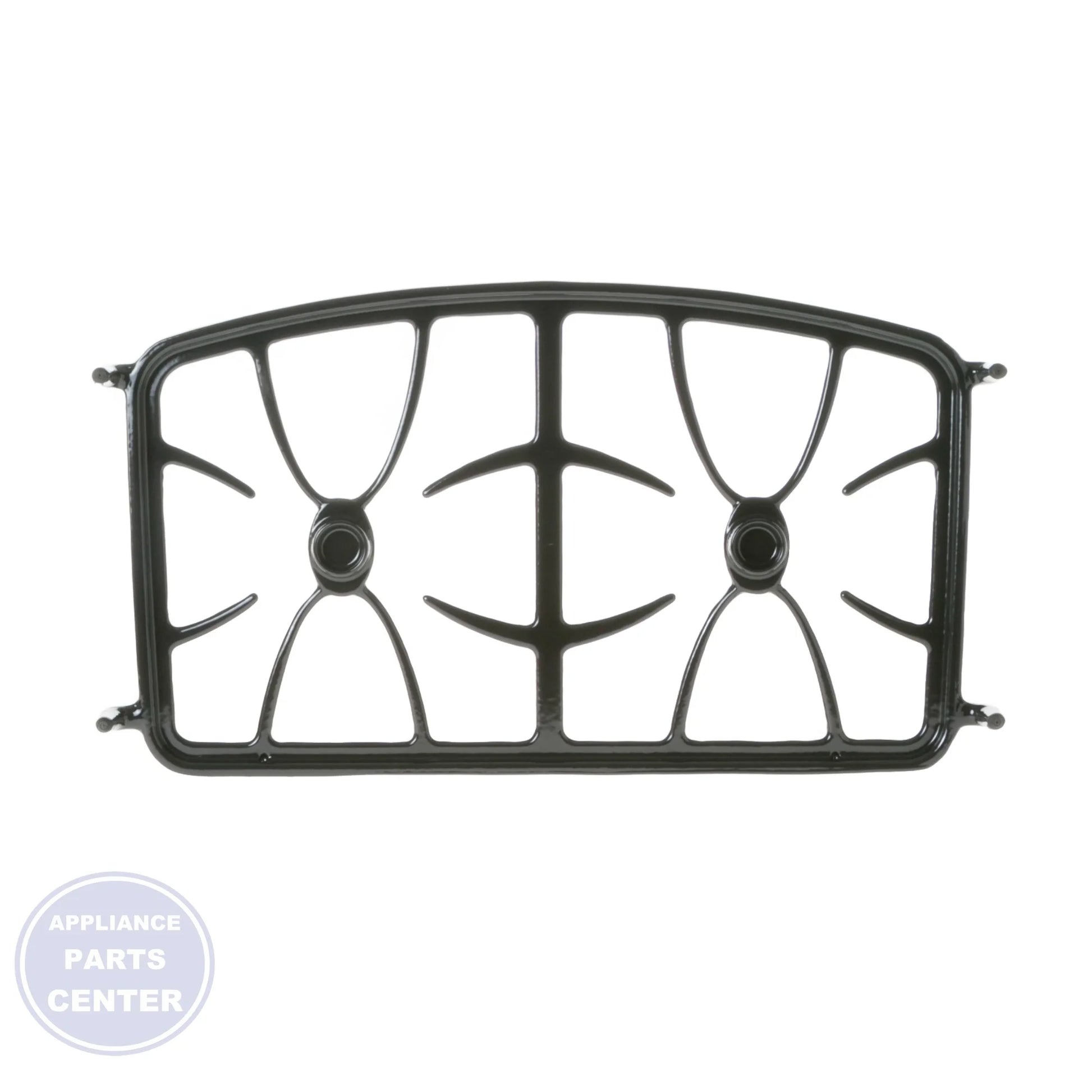 GEH GRATE BURNER BLACK WB31X10007 - Main view showing stable cookware support for GEH models