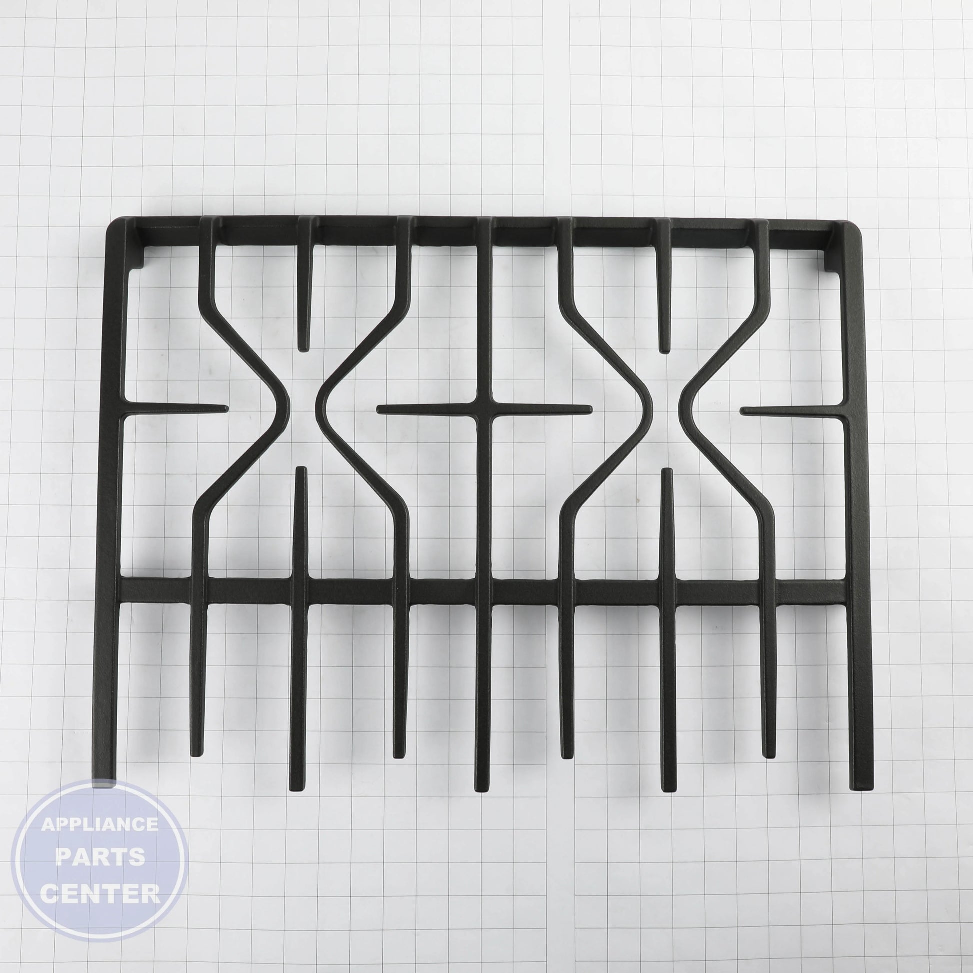 GEH GRATE ASM WB31X26620 - Installation in GEH Range/Stove/Oven showing key mounting points