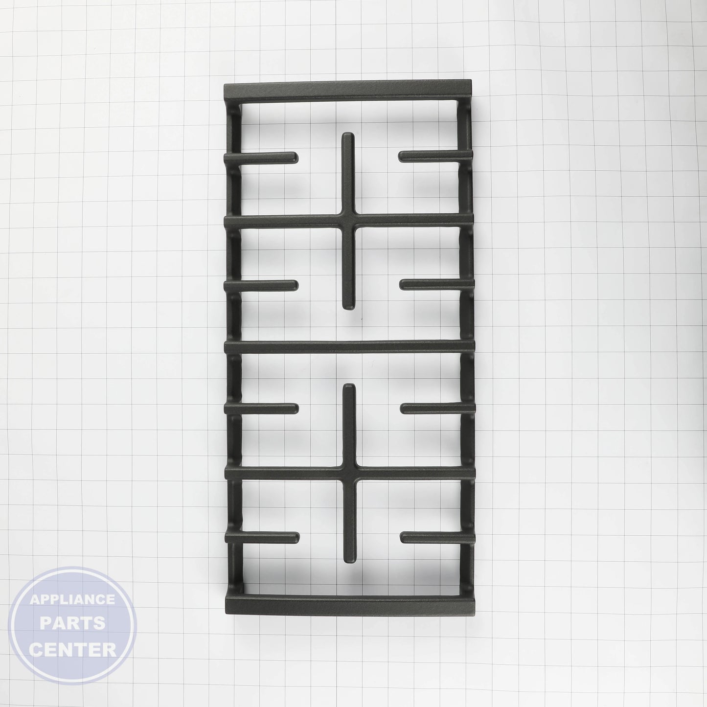 GEH CENTRAL GRATE WB31X28256 - Installation in JGBS66REKSS showing easy mounting points