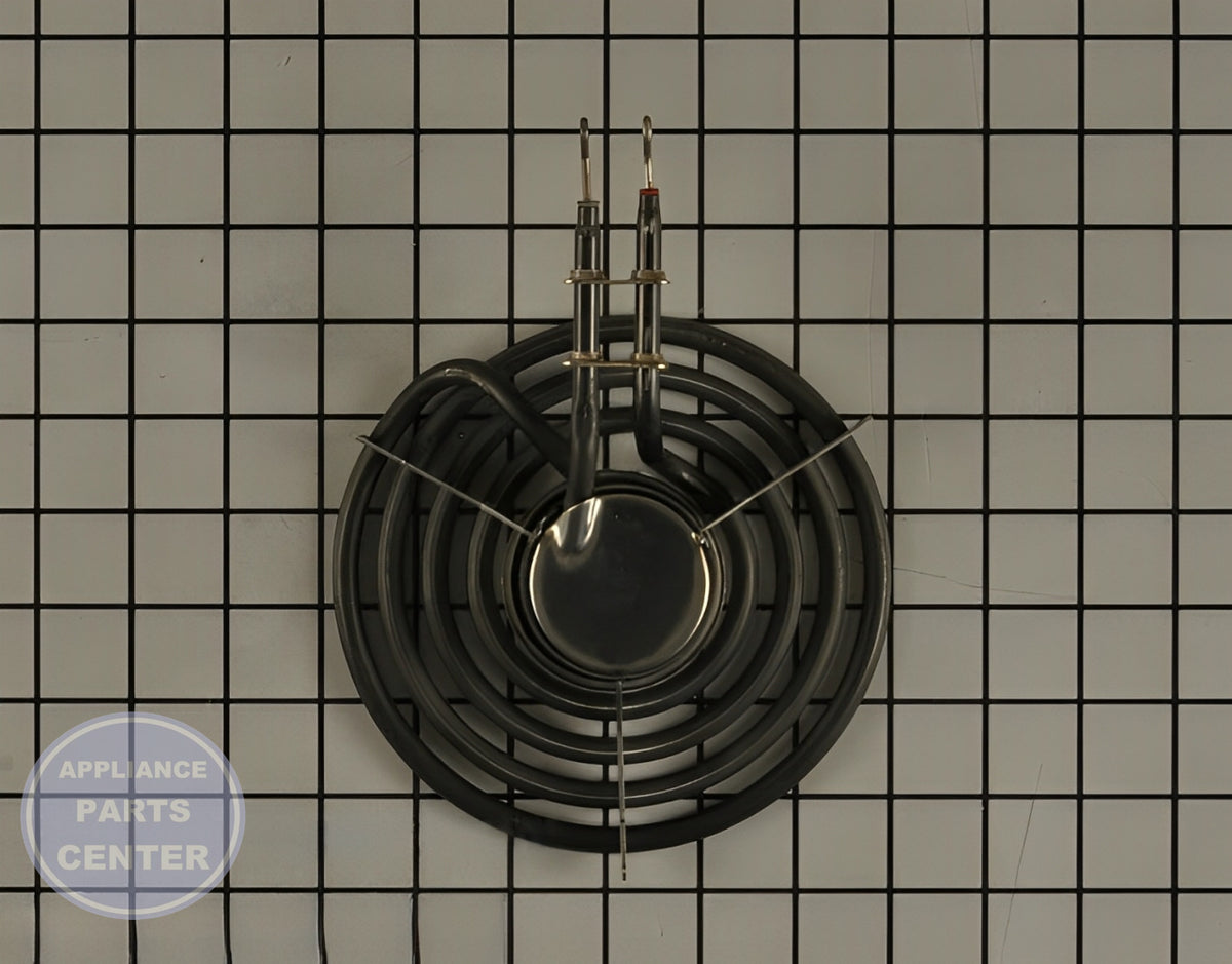 GE 6" SURFACE BURNER WB31X46067 - Side view with 6-inch heating element