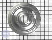 GEH 6 INCH CHROME BURNER BOWL WB31X5010 - Main view showing heat distribution for GEH models