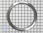 GEH 8 INCH CHROME TRIM RING - ELEC - Main view showing shiny chrome finish for GEH models