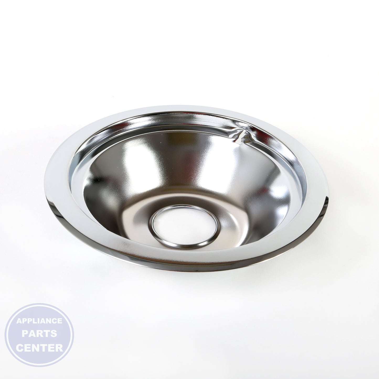 GEH 6 INCH CHROME BURNER BOWL - ELEC WB32X5075 - Installation in GEH model showing key mounting points