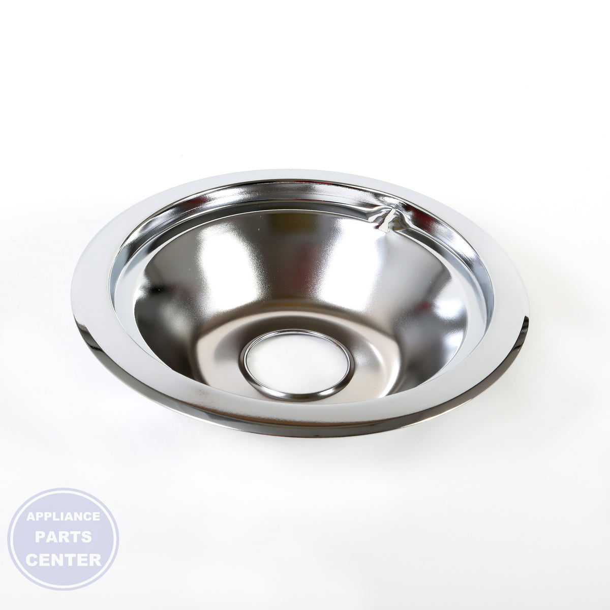 GEH 6 INCH CHROME BURNER BOWL - ELEC WB32X5075 - Installation in GEH model showing key mounting points