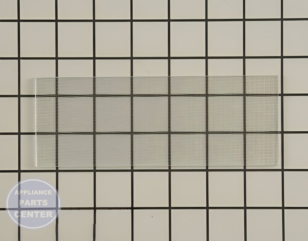 GE MICROWAVE GLASS LAMP LIGHT LENS COVER WB36X10071 - Main view showing even light distribution for GEN Microwave