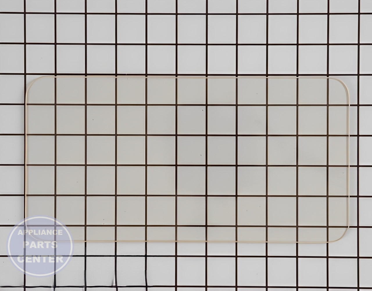 GEH UPPER GLASS COVER WB36X10129 - Main view showing bright illumination for GEH models