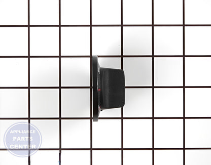 RANGE CONTROL KNOB - BLACK WB3K5242 - Detailed view of durable construction and design details