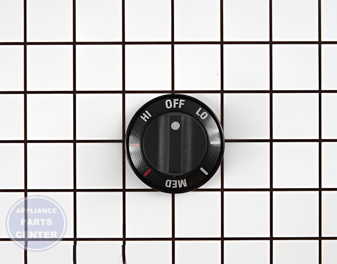 GEH RANGE CONTROL KNOB - BLACK WB3K5242 - Main view showing precise temperature control for GEH models