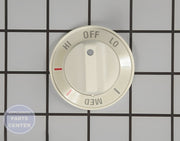 GE OVEN CONTROL KNOB WB3K5243 - Main view showing temperature adjustment for specific models