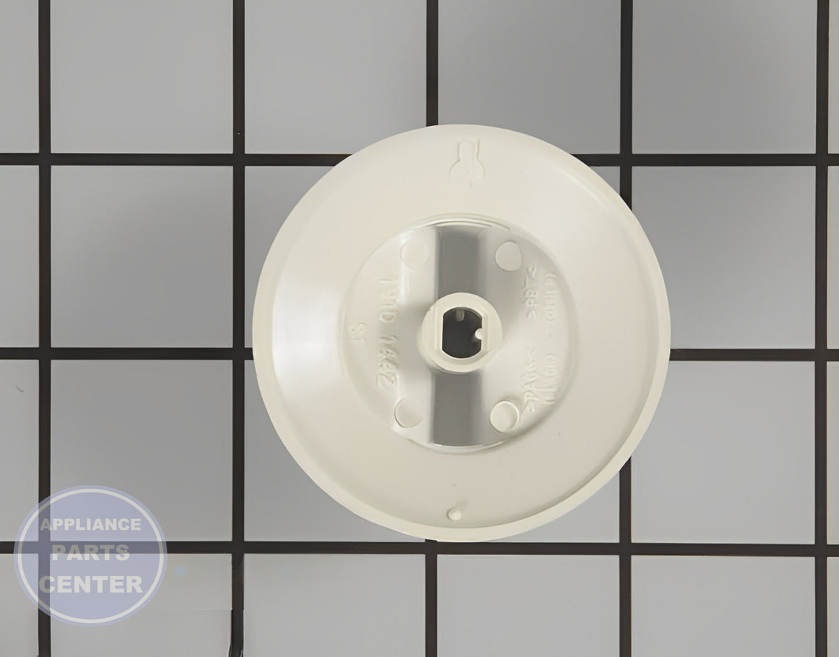 GE OVEN CONTROL KNOB WB3K5243 - Side view with precise measurements
