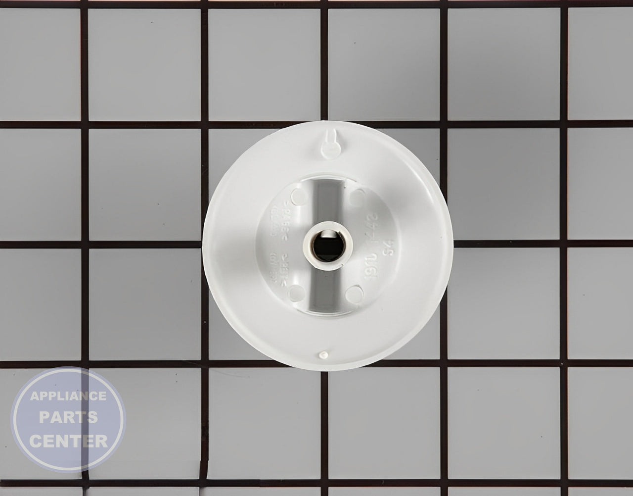 Knob WB3K5268 - Side view with 2-inch diameter and 1-inch height