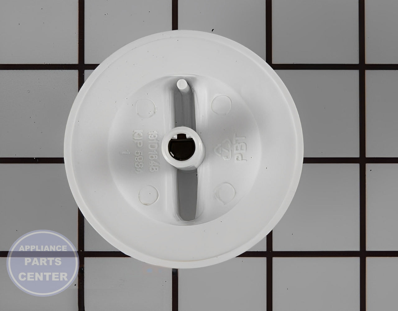 KNOB WB3K5296 - Side view with exact measurements for a perfect fit