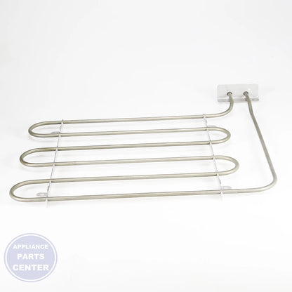 GEH WARMING DRAWER UPPER ELEMENT WB44K10014 - Installation in specific model showing key mounting points