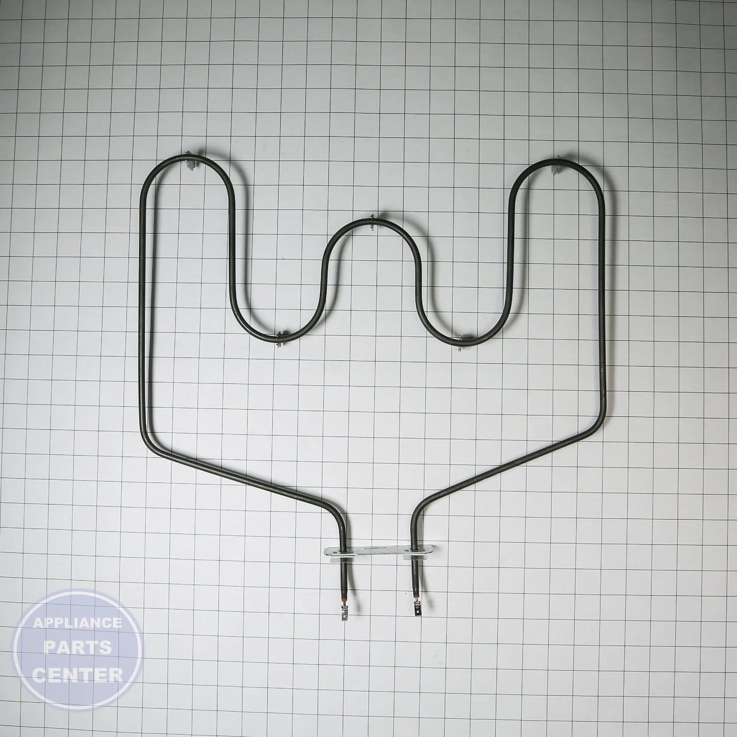 GEH RANGE BAKE ELEMENT WB44K10031 - Installation in GEH JBS60DFWW showing key mounting points