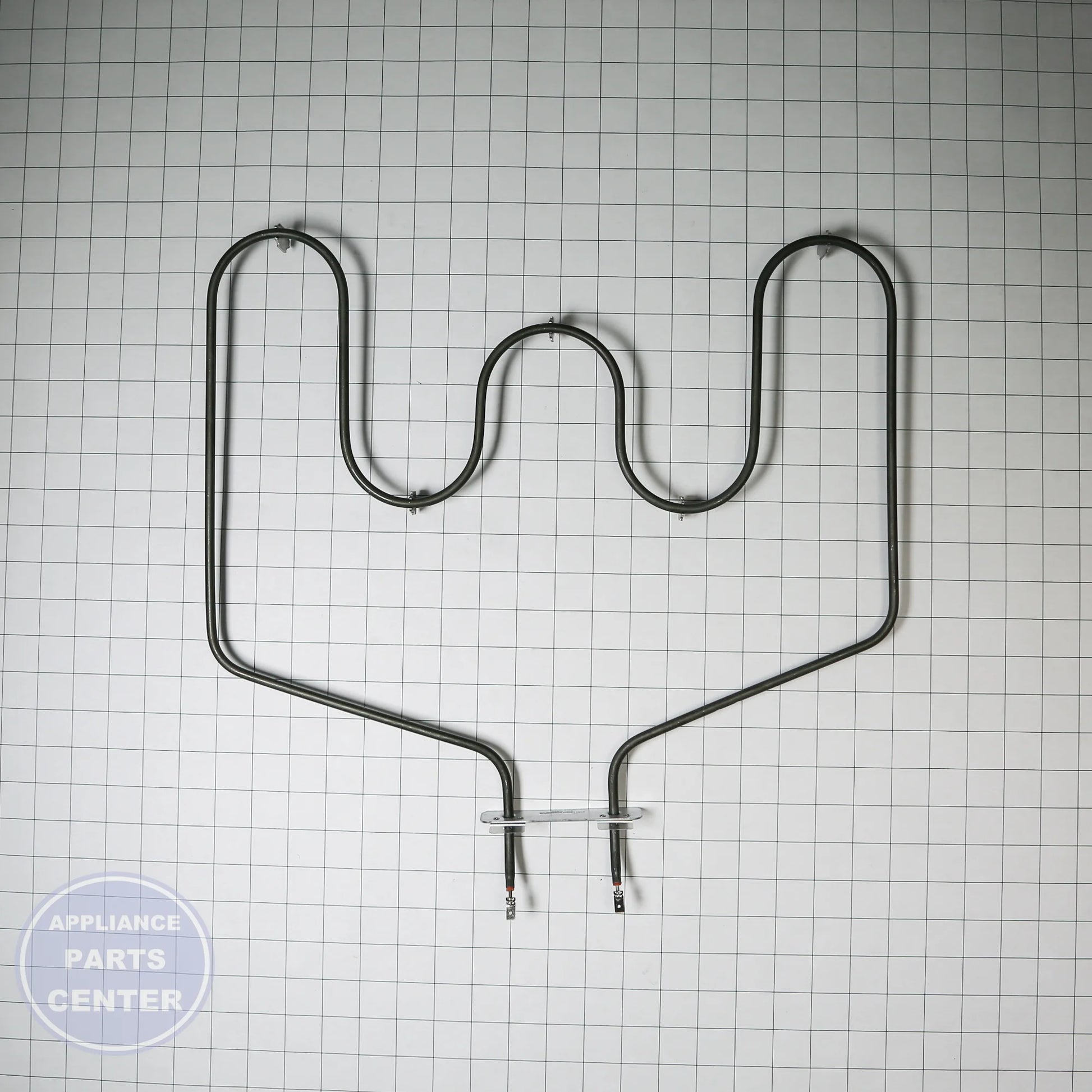GEH RANGE BAKE ELEMENT WB44K10031 - Installation in GEH JBS60DFWW showing key mounting points
