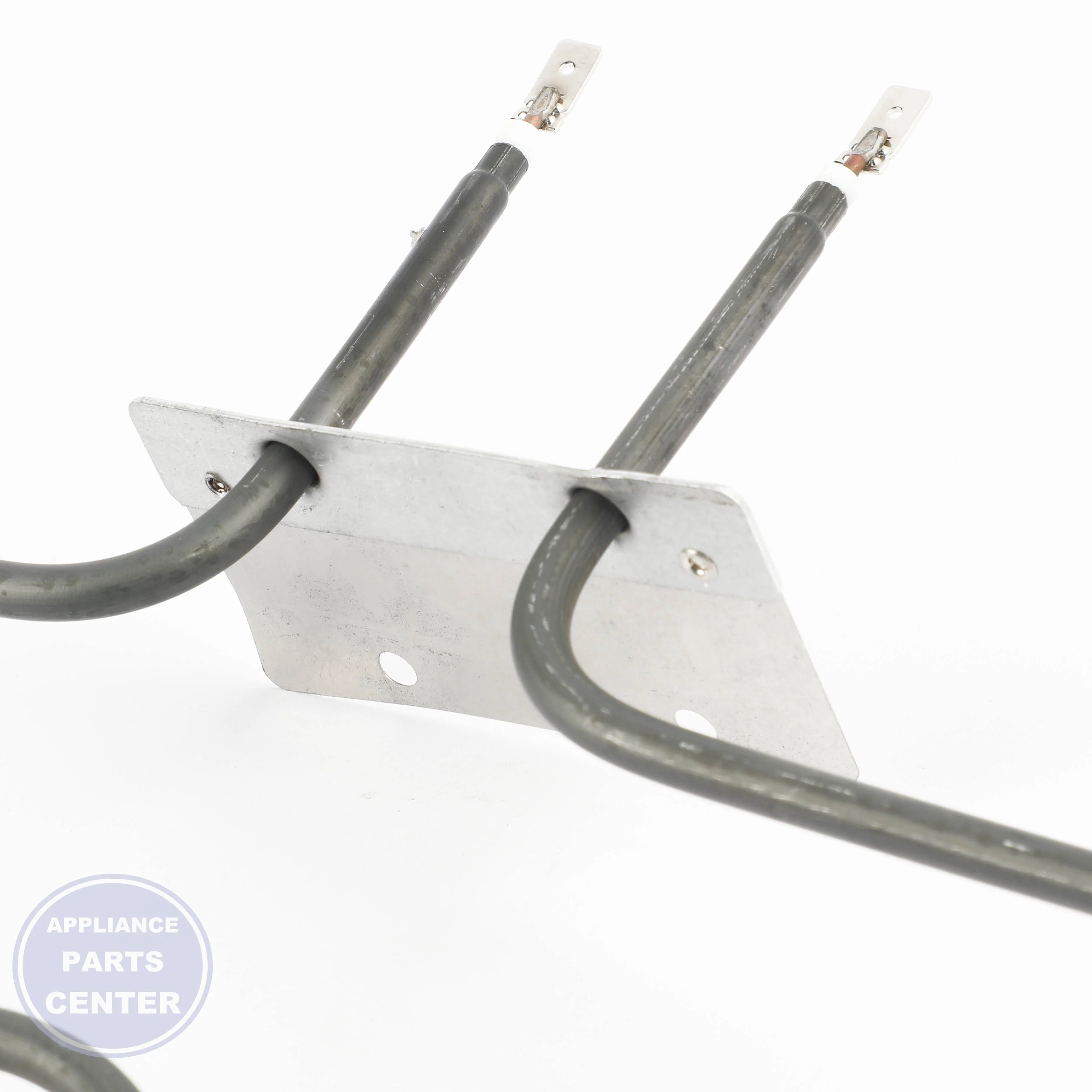 BAKE ELEMENT WB44X45487 - Side view with precise measurements
