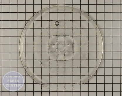 Glass Tray WB48X26755 - Detailed view of sturdy glass construction