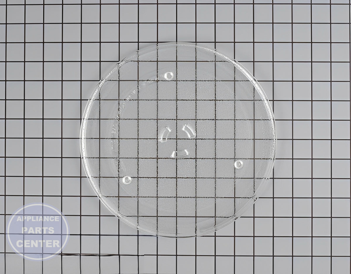 GE Glass Tray WB49X10065 - Main view showing smooth rotation for GE JES1145SH1SS