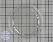 GE Glass Tray WB49X10139 - Main view showing durable glass construction for GE microwaves