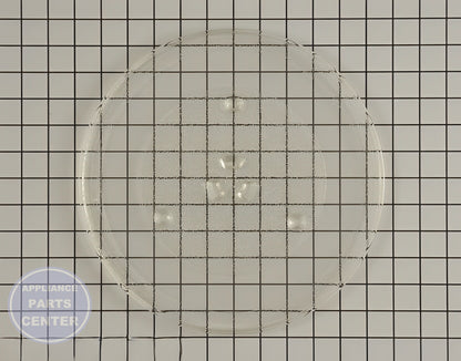 GE Microwave Glass Tray WB49X10224 - Main view showing 13.5-inch diameter for various models