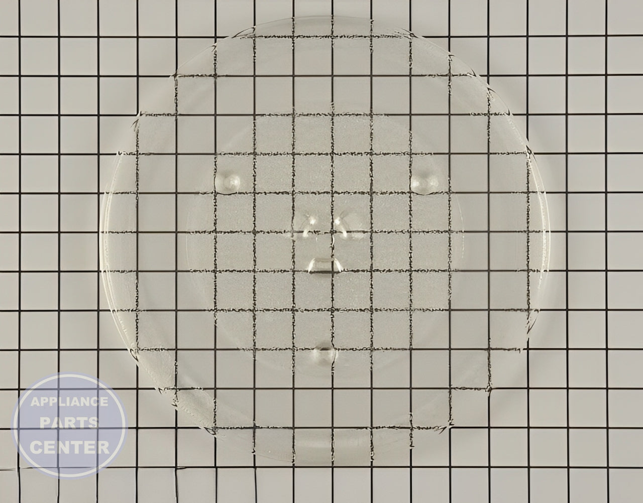 Glass Tray WB49X10224 - Detailed view of Coupler & Support Roller