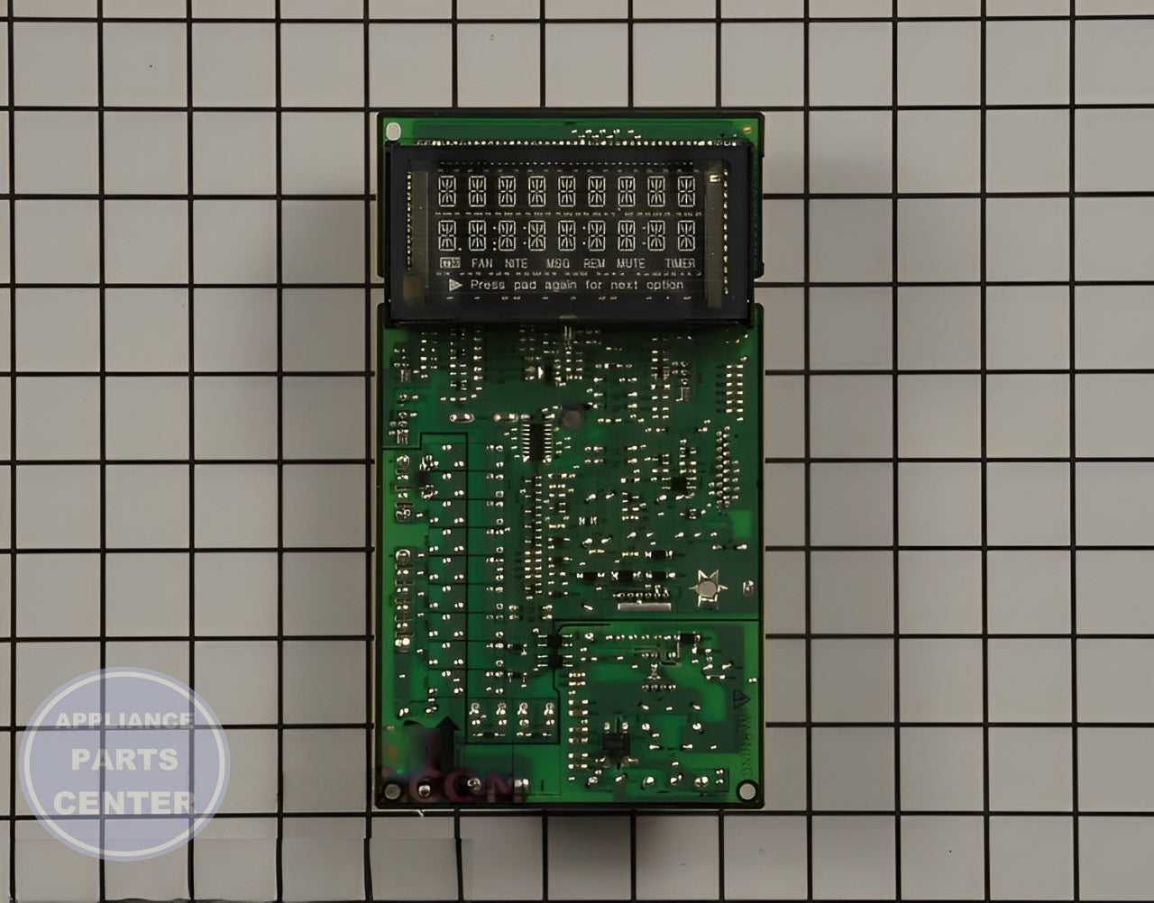 GE Microwave Main Control Board WB56X20629 - Main view showing circuitry for [specific models]
