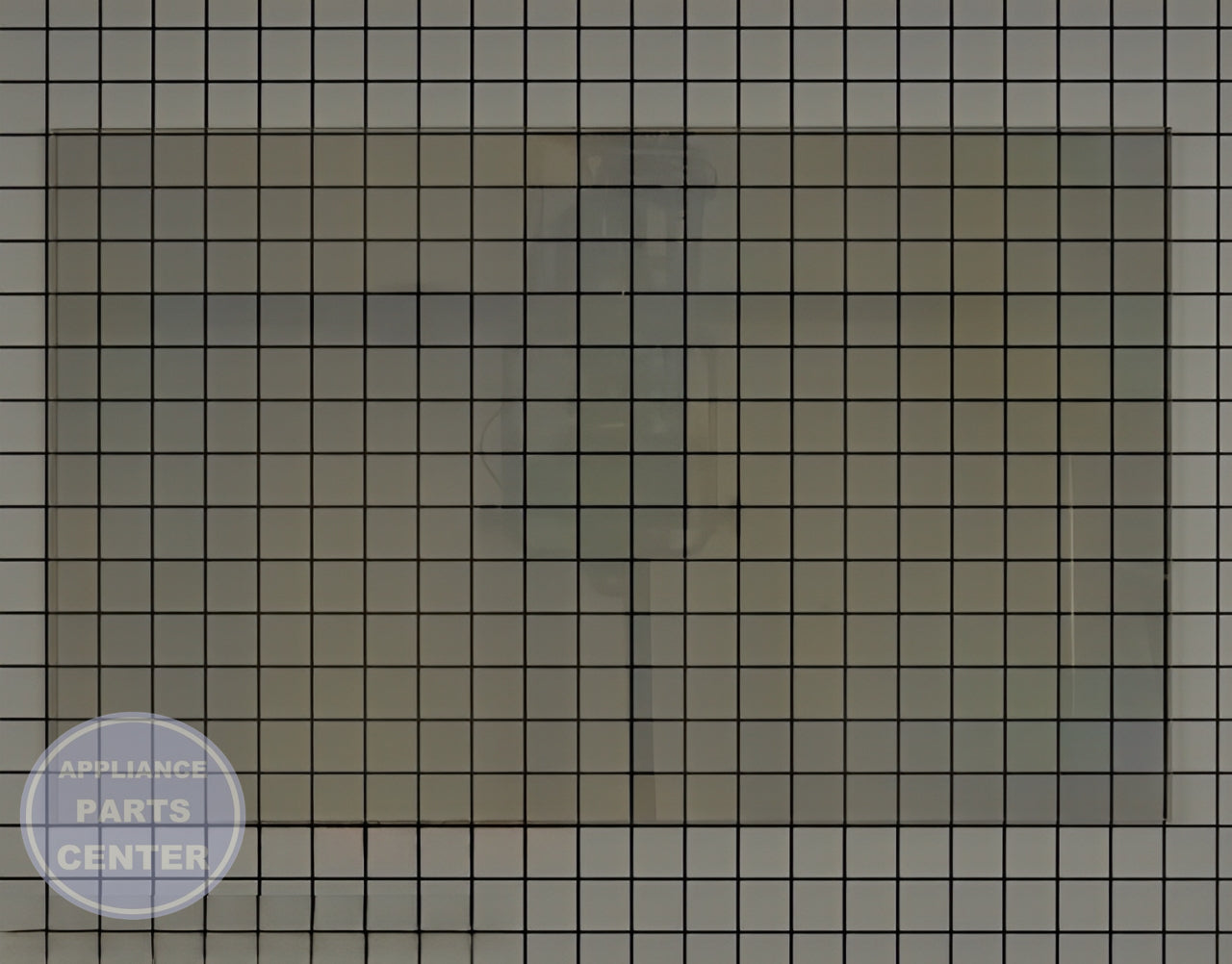 GE OVEN RANGE DOOR CRYSTAL WINDOW WB56X23809 - Main view showing clear heat-resistant glass for GE Profile Series