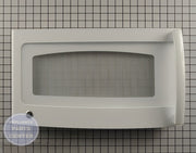GE Microwave Door Assembly WB56X24440 - Main view showing tight seal for GE models