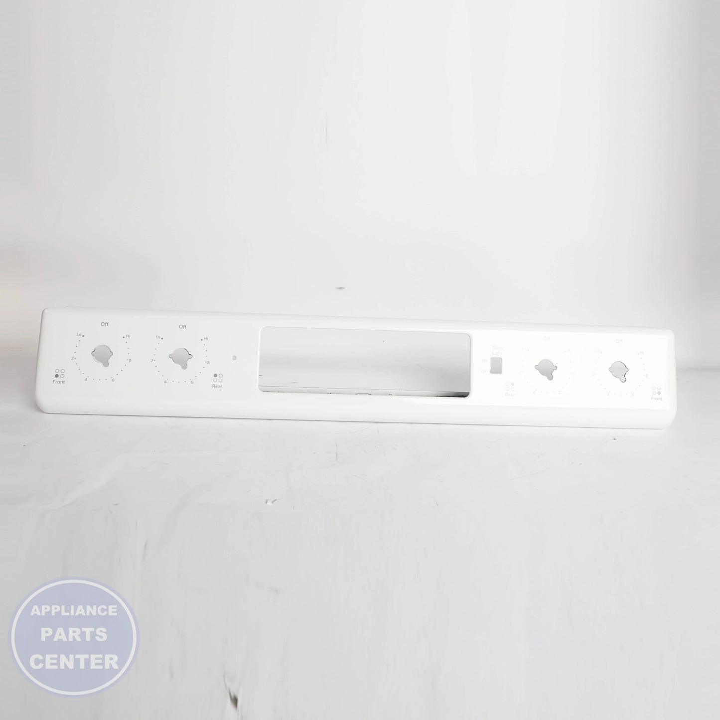 CONTROL PANEL ASM (WH) WB56X24602 - Side view with precise dimensions
