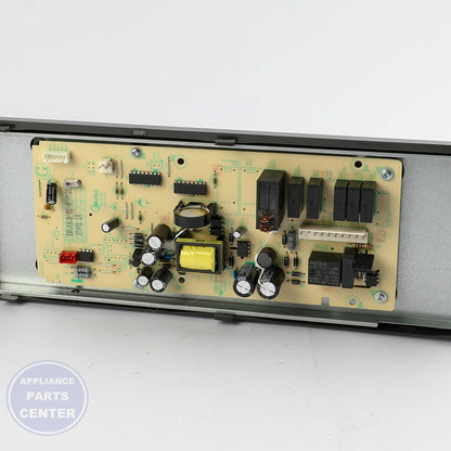 MICROWAVE CONTROL PANEL WB56X26201 - Side view with precise measurements