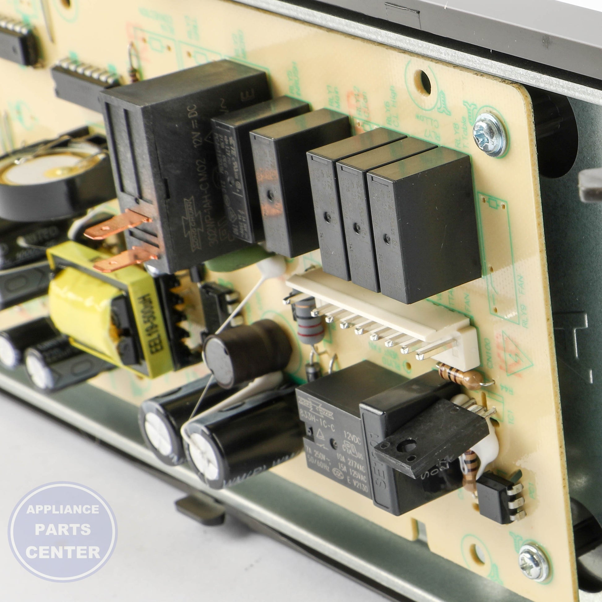 GEH MICROWAVE CONTROL PANEL WB56X26201 - Installation in GEH model showing mounting points