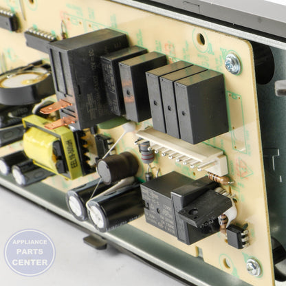 GEH MICROWAVE CONTROL PANEL WB56X26201 - Installation in GEH model showing mounting points