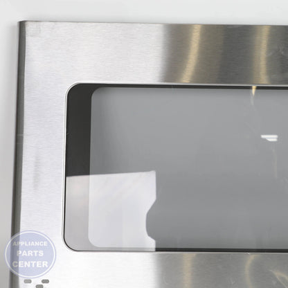 GEH GLASS DOOR ASM WB56X26530 - Installation in GEH Range model showing easy mounting points