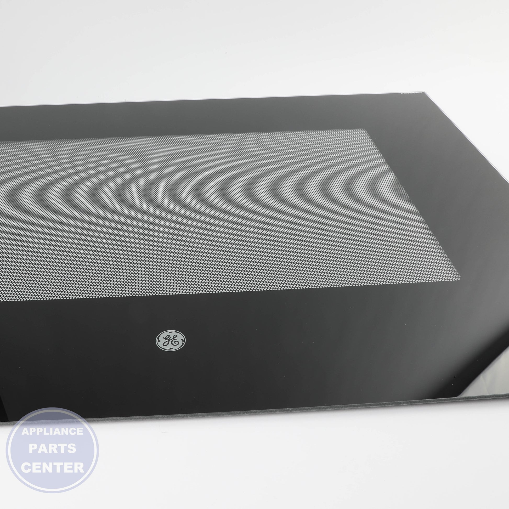GLASS OVN DR OTR (BK) WB56X26637 - Side view with specified measurements