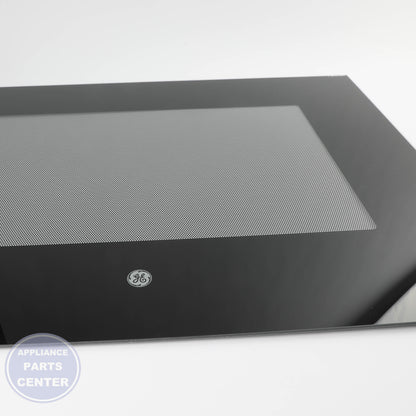 GLASS OVN DR OTR (BK) WB56X26637 - Side view with specified measurements