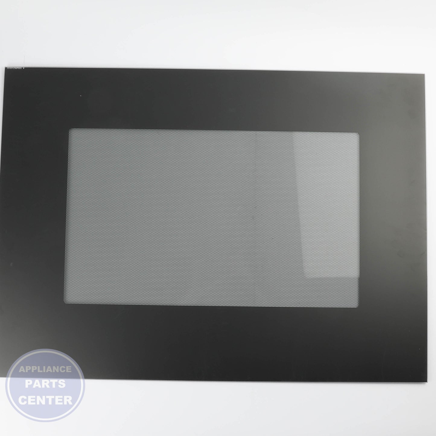 GEH GLASS OVN DR OTR (BK) WB56X26637 - Installation in specific model showing key mounting points