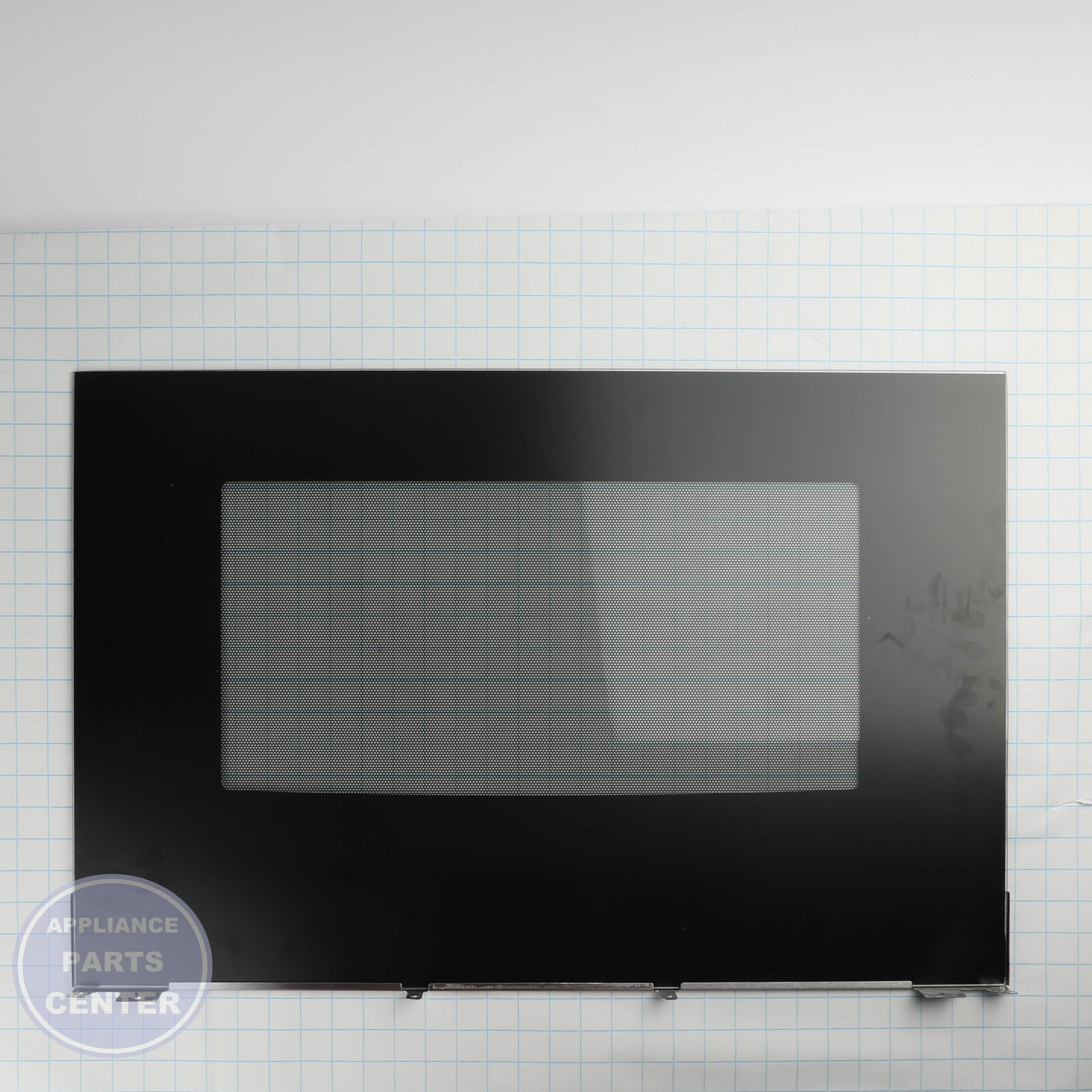 RANGE OVEN DOOR WB56X26696 - Detailed view of heavy-duty design for lasting performance