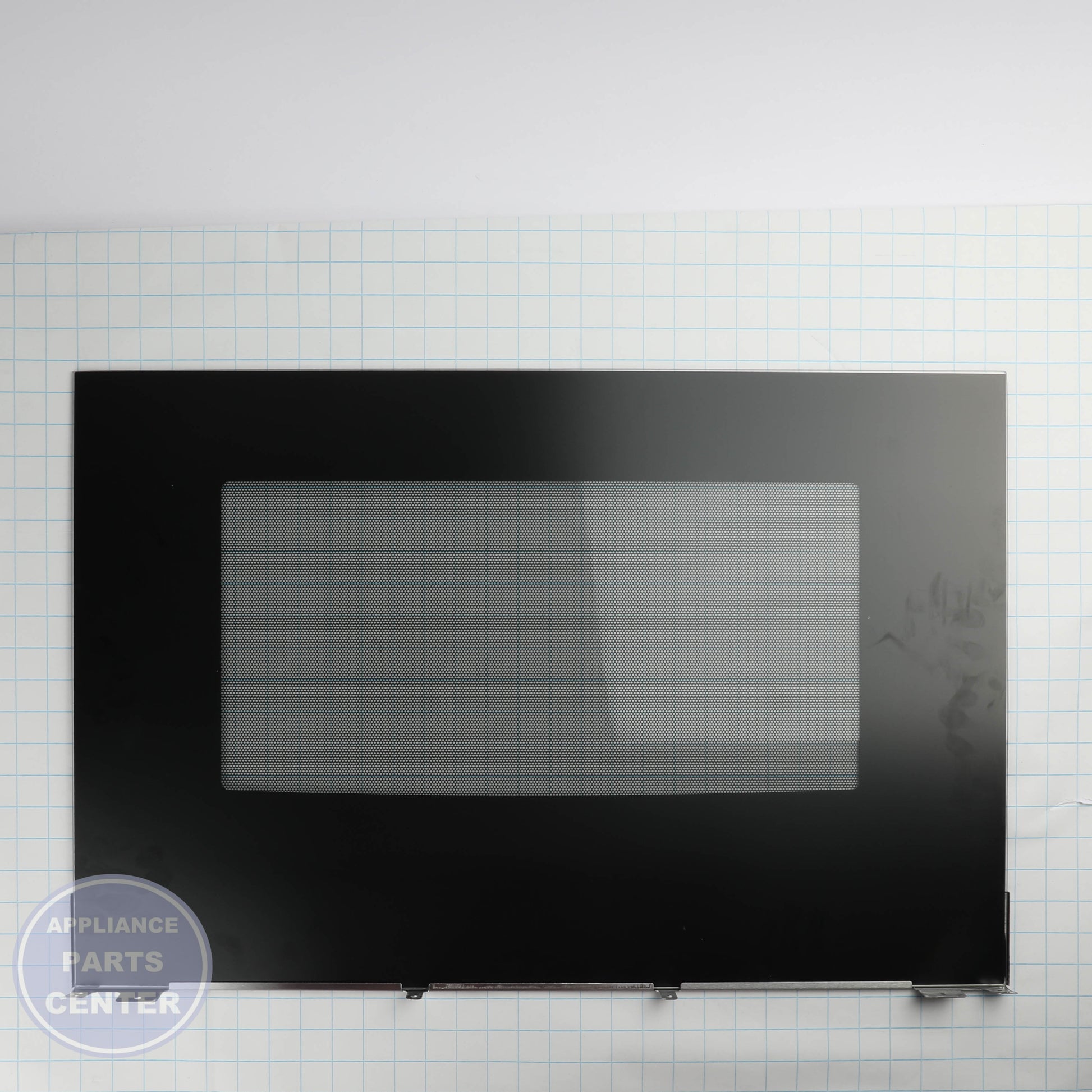 RANGE OVEN DOOR WB56X26696 - Detailed view of heavy-duty design for lasting performance