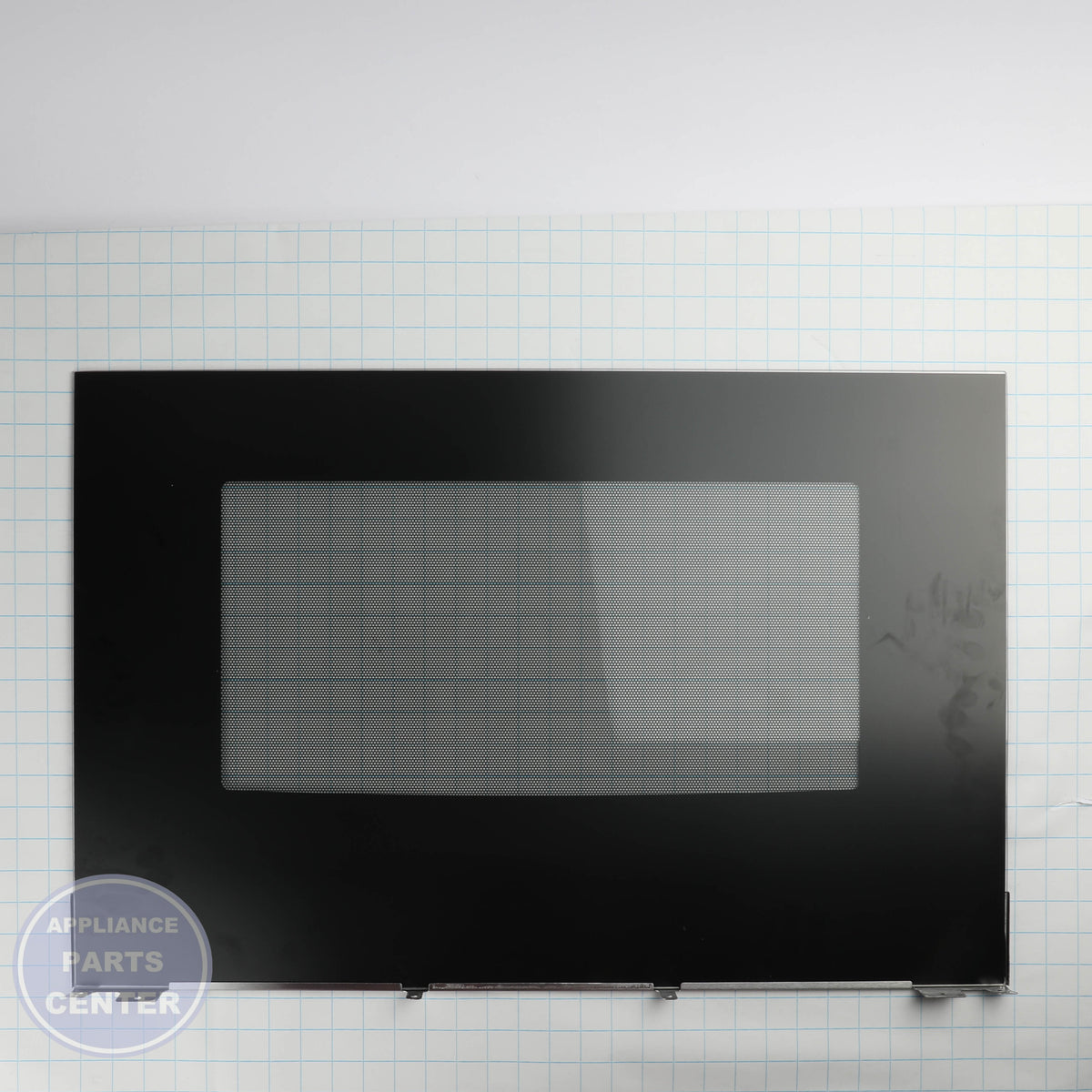 RANGE OVEN DOOR WB56X26696 - Detailed view of heavy-duty design for lasting performance