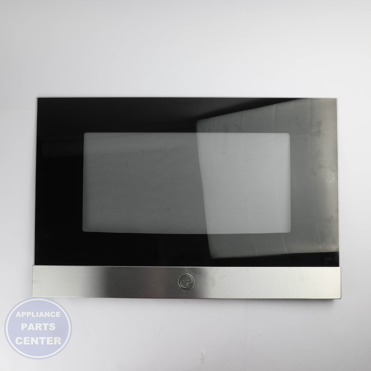 RANGE OVEN DOOR WB56X26696 - Side view with durable construction and precise measurements
